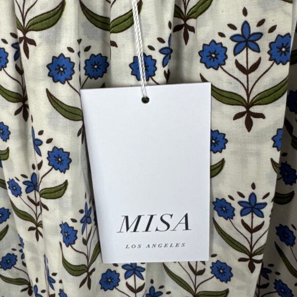 Misa Los Angeles Georgia Mini Dress Floral Print Boho Antropologie Size XS NWT - Picture 7 of 11